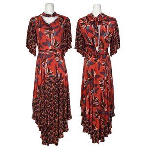 Free People Paloma Maxi Dress XS Floral